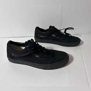 Vans #721356 black casual sneakers men size 13